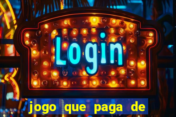 jogo que paga de verdade no pix